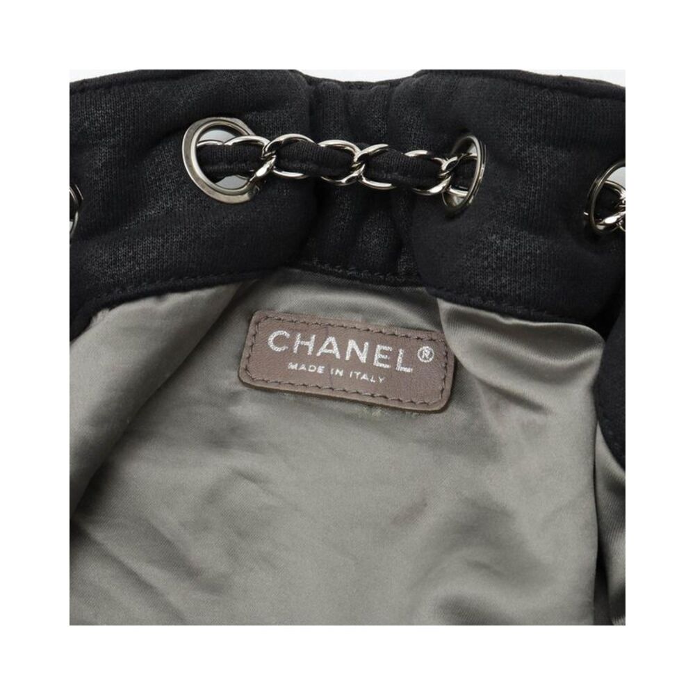 Pre Loved Chanel Cotton Jersey Tote Bag in Very Good Condition - Picture 8 of 8